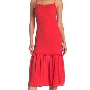 NSR Diana Flounce Hem Slip Dress